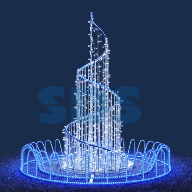 Декоративный фонтан Северное сияние 250 см
