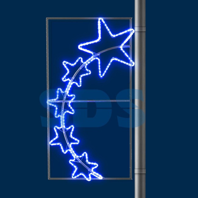 Декоративная консоль Пять звезд 150 см синяя