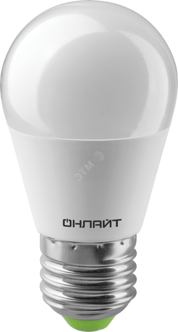 Лампа светодиодная LED 10вт E27 теплый матовый шар PROMO ОНЛАЙТ