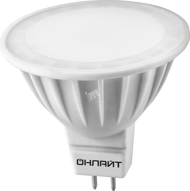Лампа светодиодная LED 5вт 230в GU5.3 белый ОНЛАЙТ
