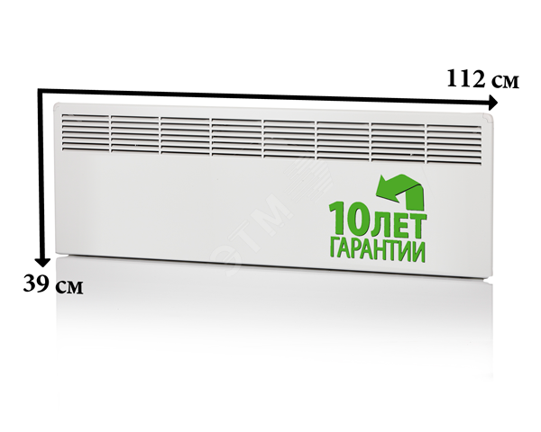 Конвектор 1500W электронный термостат IP21 389мм ENSTO